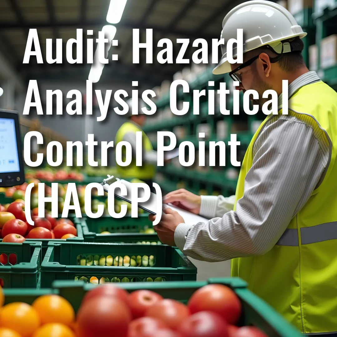 Audit: Hazard Analysis Critical Control Point (HACCP)