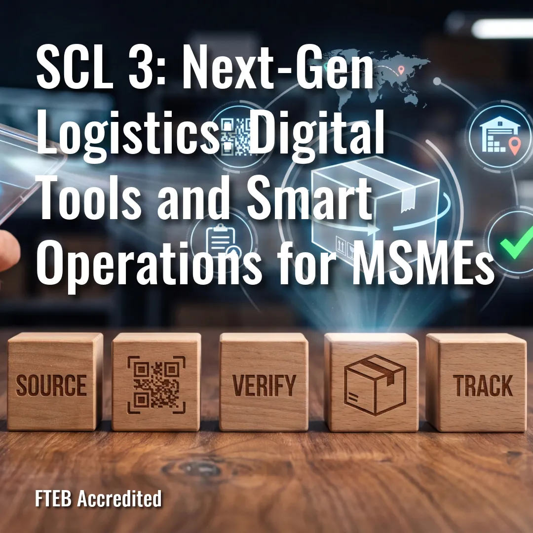 SCL 3: Next-Gen Logistics: Digital Tools and Smart Operations for MSMEs *FTEB Accredited